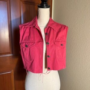 Vintage Cropped Vest